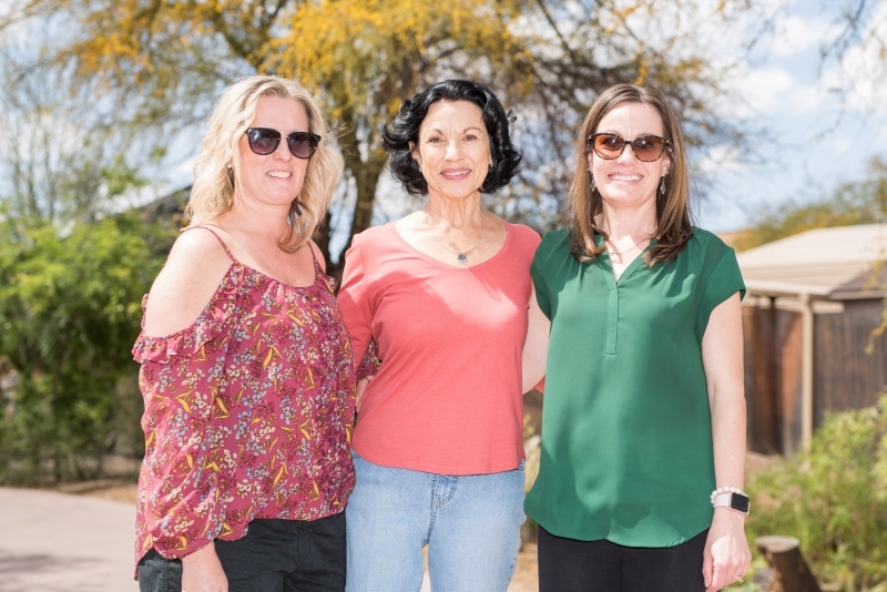 Rita Schrank, Marcia Veidmark, Michelle Walker